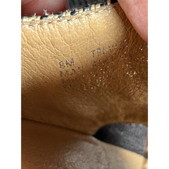 Tommy Bahama Womens Trevor Espadrille Sandals 8M Leather Woven Straw Flat Slides - Picture 7 of 8